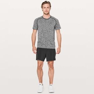 Lululemon Surge Short *6" Updated Lined Men's Size M Black Running Gym M7A99S
